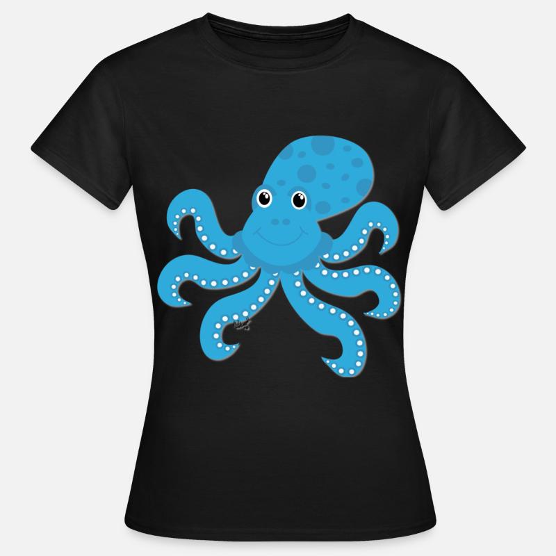 octopuses - Women's T-Shirt - black