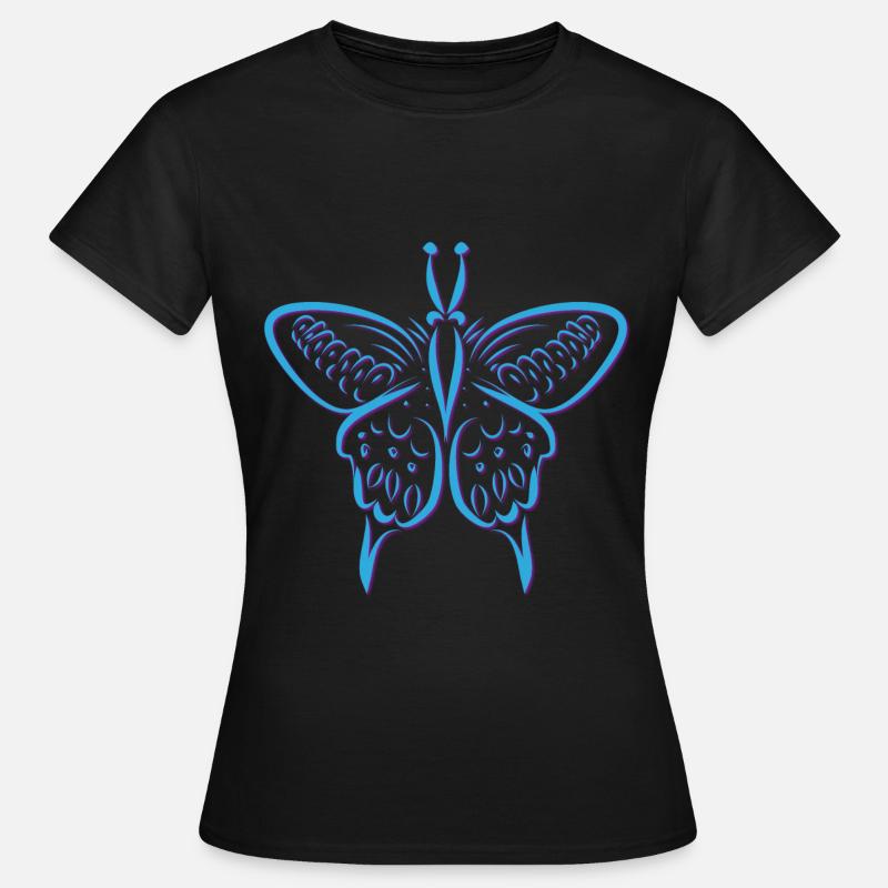 butterfly - Women's T-Shirt - black