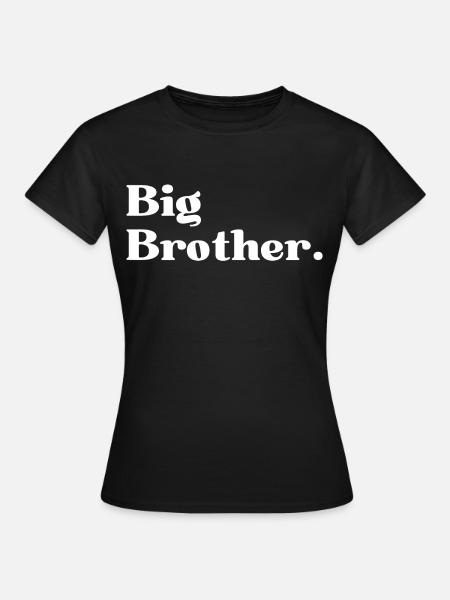 GROSSER BRUDER - Frauen T-Shirt - Schwarz