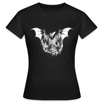 Konzert der Nachtflügler - Frauen T-Shirt - Schwarz - Vorne - AI Model Female 172 dark (172cm)