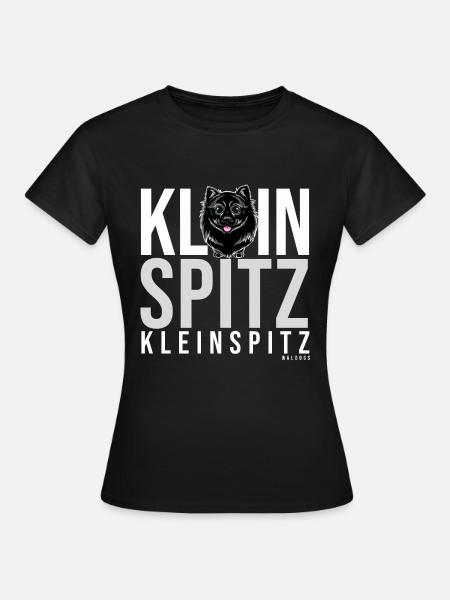 KLEINSPITZ V - Dame-T-shirt - sort