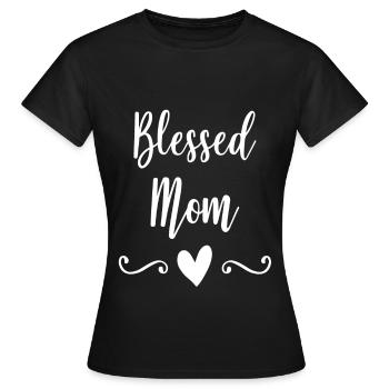 Mother Gift God Bible Jesus Gospel Christian - Women's T-Shirt - black - Front - AI Model Female 172 dark (172cm)