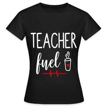 Teacher Gift Education School Sayings Teacher Training - Women's T-Shirt - black - Front - AI Model Female 172 dark (172cm)