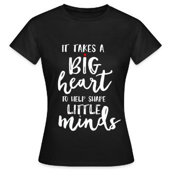 Teacher Gift Education School Sayings Teacher Training - Women's T-Shirt - black - Front - AI Model Female 172 dark (172cm)