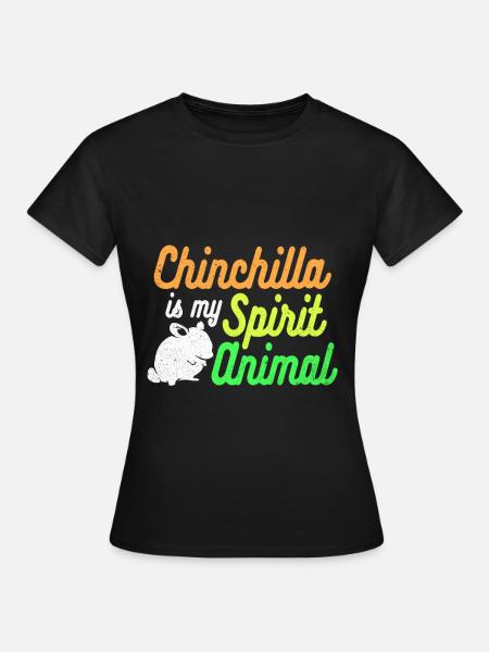 Chinchilla - Frauen T-Shirt - Schwarz