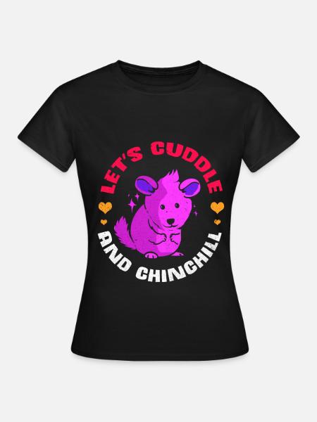 Chinchilla - Frauen T-Shirt - Schwarz