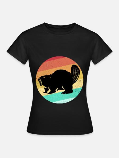 Biber - Dame-T-shirt - sort