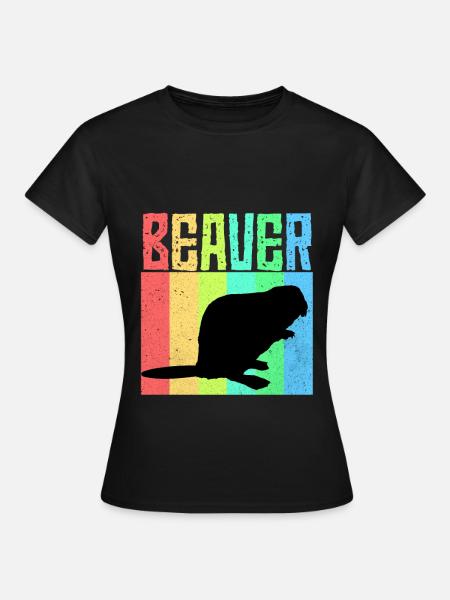Biber - Frauen T-Shirt - Schwarz