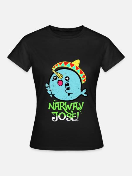 Narwal - Frauen T-Shirt - Schwarz