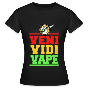 Vape - Frauen T-Shirt - Schwarz - Vorne - AI Model Female 172 dark (172cm)