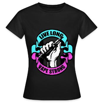 Vape - Women's T-Shirt - black - Front - AI Model Female 172 dark (172cm)