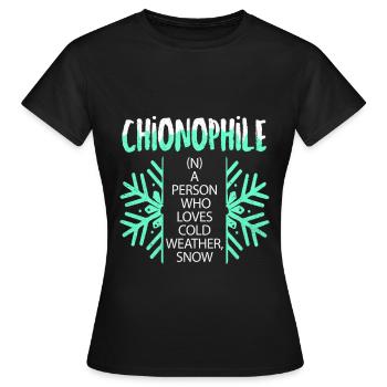 Ski Ski Ski Ski Ski - T-shirt Femme - noir - Devant - AI Model Female 172 dark (172cm)