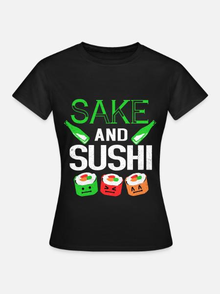 Sushi - Frauen T-Shirt - Schwarz