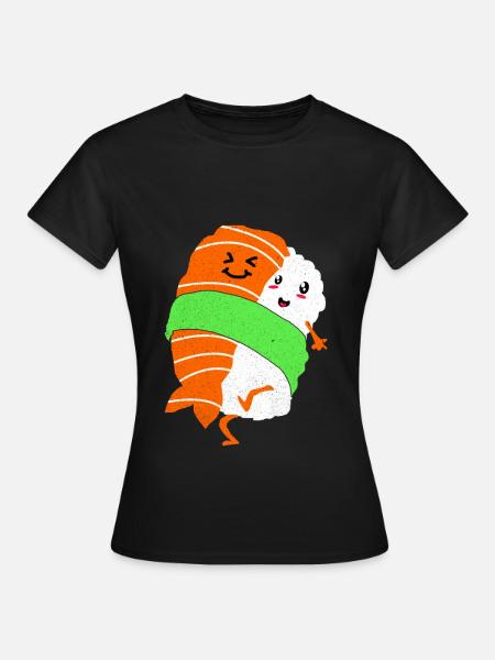 Sushi - Frauen T-Shirt - Schwarz