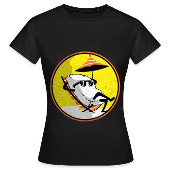 Sushi - T-shirt Femme - noir - Devant - AI Model Female 172 dark (172cm)