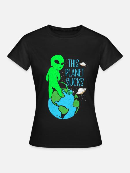 Aliens - Frauen T-Shirt - Schwarz