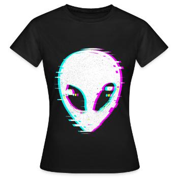 Aliens - Frauen T-Shirt - Schwarz - Vorne - AI Model Female 172 dark (172cm)