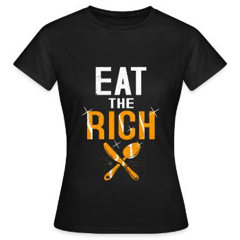 Communisme - T-shirt Femme - noir - Devant - AI Model Female 172 dark (172cm)