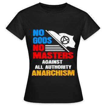 Communisme - T-shirt Femme - noir - Devant - AI Model Female 172 dark (172cm)