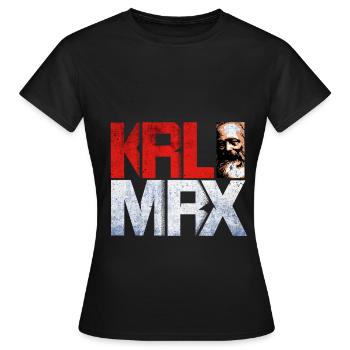 Communisme - T-shirt Femme - noir - Devant - AI Model Female 172 dark (172cm)