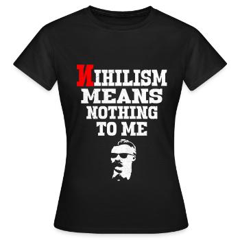 Communisme - T-shirt Femme - noir - Devant - AI Model Female 172 dark (172cm)