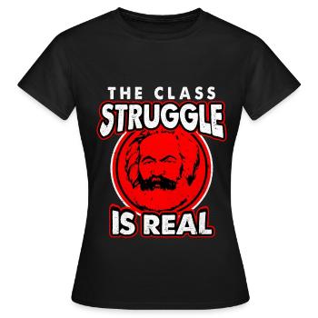 Communisme - T-shirt Femme - noir - Devant - AI Model Female 172 dark (172cm)