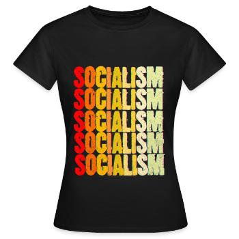Communisme - T-shirt Femme - noir - Devant - AI Model Female 172 dark (172cm)
