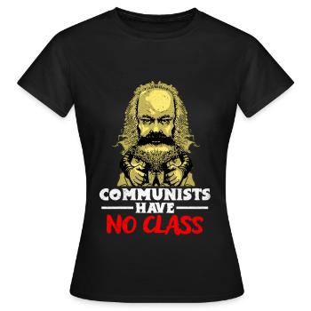 Communisme - T-shirt Femme - noir - Devant - AI Model Female 172 dark (172cm)