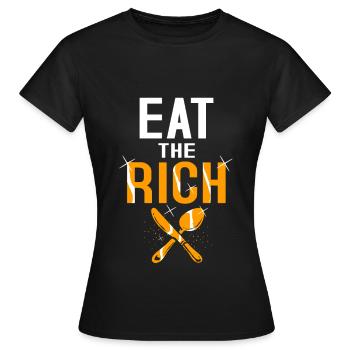 Communisme Lénine Marx Lutte des classes social - T-shirt Femme - noir - Devant - AI Model Female 172 dark (172cm)