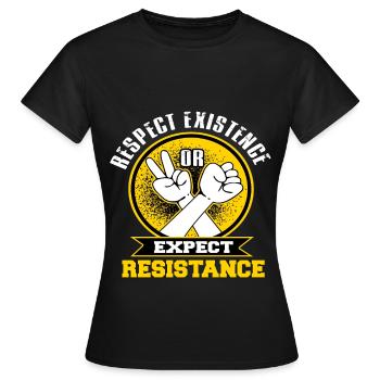 Kommunismus Lenin Marx Klassenkampf Sozial - Frauen T-Shirt - Schwarz - Vorne - AI Model Female 172 dark (172cm)