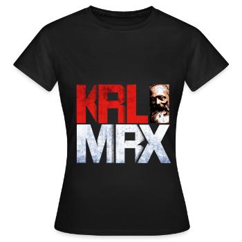 Communisme Lénine Marx Lutte des classes social - T-shirt Femme - noir - Devant - AI Model Female 172 dark (172cm)