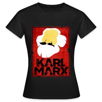Communisme Lénine Marx Lutte des classes social - T-shirt Femme - noir - Devant - AI Model Female 172 dark (172cm)