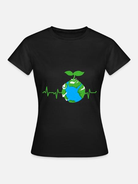 Tag der Erde - Frauen T-Shirt - Schwarz