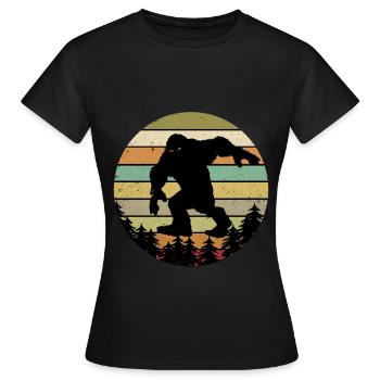 Bigfoot - T-shirt Femme - noir - Devant - AI Model Female 172 dark (172cm)