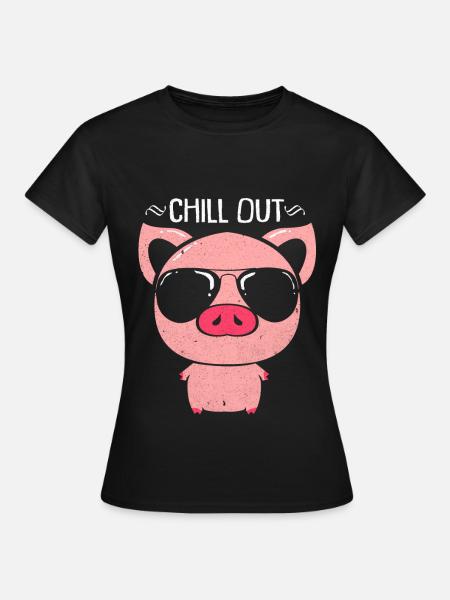 Varken - Vrouwen T-shirt - zwart