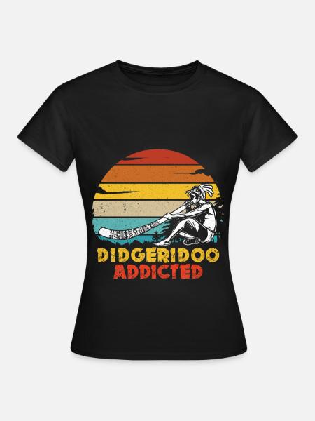 Didgeridoo - Frauen T-Shirt - Schwarz