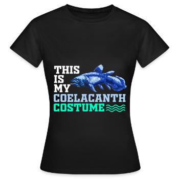 Nageoires nageoires nageoires éteintes fossiles poisson cadeau - T-shirt Femme - noir - Devant - AI Model Female 172 dark (172cm)
