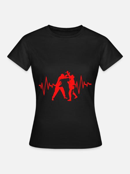 Krav Maga - Frauen T-Shirt - Schwarz