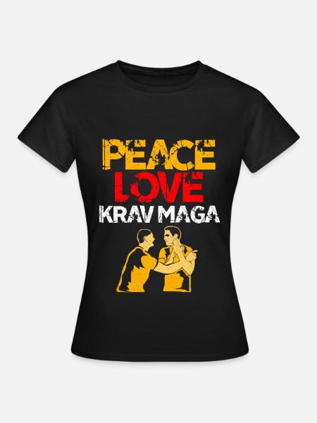 Krav Maga - Frauen T-Shirt - Schwarz