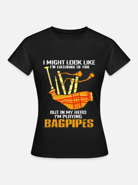 Bagpipes - Women's T-Shirt - black