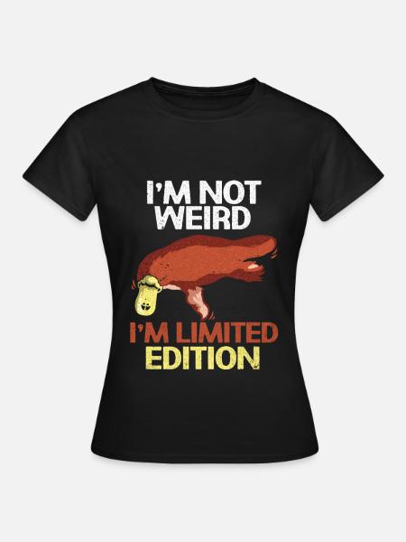Schnabeltier - Frauen T-Shirt - Schwarz
