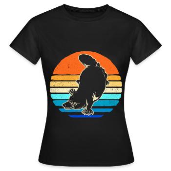 Platypus - Women's T-Shirt - black - Front - AI Model Female 172 dark (172cm)
