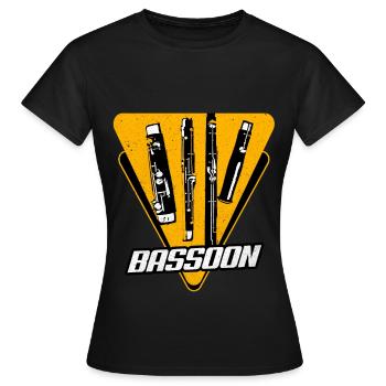 Bassoon - Women's T-Shirt - black - Front - AI Model Female 172 dark (172cm)