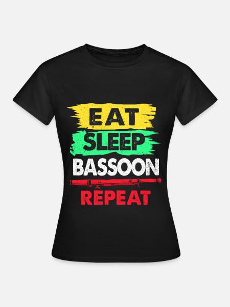 Fagott - Frauen T-Shirt - Schwarz