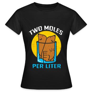 Taupe - T-shirt Femme - noir - Devant - AI Model Female 172 dark (172cm)