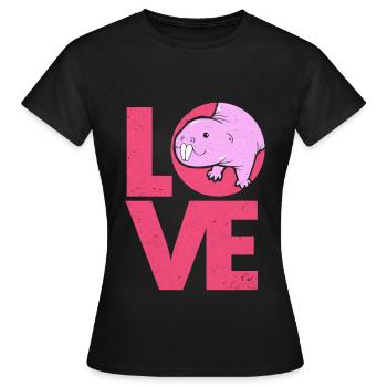 Mull nu - T-shirt Femme - noir - Devant - AI Model Female 172 dark (172cm)