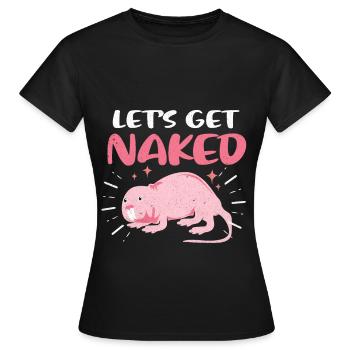 Mull nu - T-shirt Femme - noir - Devant - AI Model Female 172 dark (172cm)