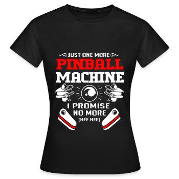 Pinball Pinball Pinball Machine Pinball Lever Game - Women's T-Shirt - black - Front - AI Model Female 172 dark (172cm)