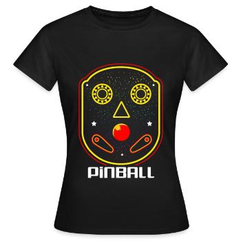 Pinball Pinball Pinball Machine Pinball Lever Game - Women's T-Shirt - black - Front - AI Model Female 172 dark (172cm)
