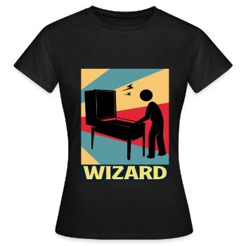 Pinball Pinball Pinball Machine Pinball Lever Game - Women's T-Shirt - black - Front - AI Model Female 172 dark (172cm)